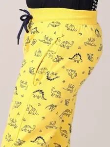 V-Mart Boys Cartoon Characters Printed Cotton Mid Rise Joggers