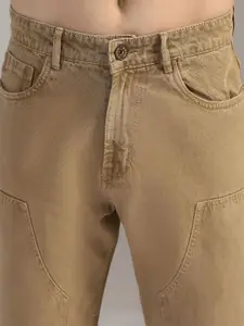 DI LUSSO Men Mid-Rise Relaxed Fit Jeans
