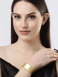 NVR Gold-Plated Cuff Bracelet