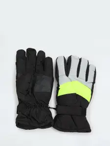 max Men Patterned Biking Gloves