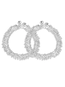 MEMOIR Silver-Plated Handwork Chilai Payal Pajeb Anklet