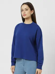 Van Heusen Woman Solid Sweatshirt