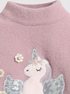 Tiny Girl Quirky Pullover Sweater