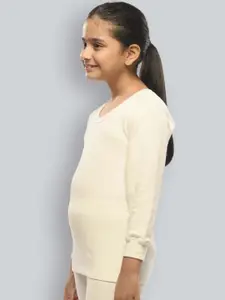 INFERNO Girls Cotton Round Neck Thermal Set