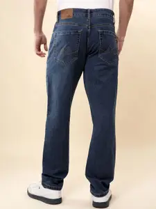 WROGN Men Comfort Relaxed Fit Mid-Rise Cotton Jeans