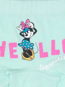 Bodycare Kids Girls Pack Of 4 Barbie Printed Cotton Sports Shorts