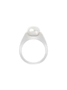 Ornate Jewels 925 Sterling Silver Freshwater Pearls Beaded Skin-Friendly Finger Ring