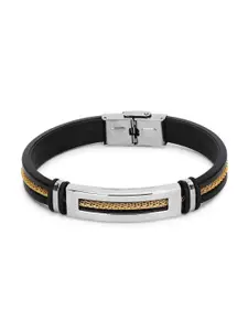 Fashion Frill Men Gold-Plated Cuff Bracelet