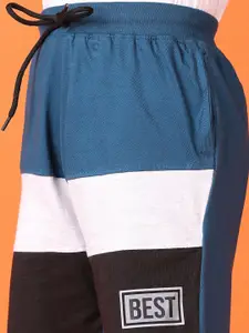 V-Mart Boys Colourblocked Cotton Regular Fit Shorts