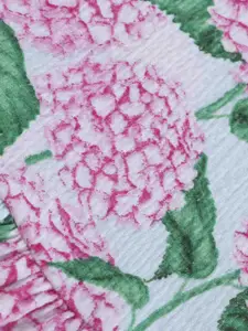 CrayonFlakes Girls Round Neck Printed Pure cotton Top with Leggings