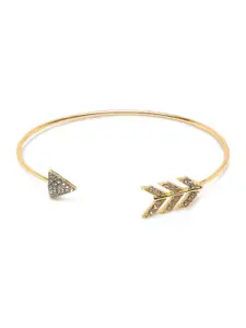 YouBella Set Of 6 Gold-Plated Stone Studded Bangle-Style Bracelet
