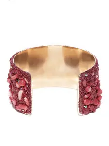 YouBella Gold-Plated Cuff Bracelet