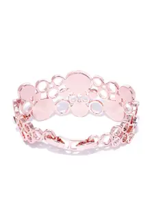 YouBella Women Rose Gold-Plated Bangle-Style Bracelet