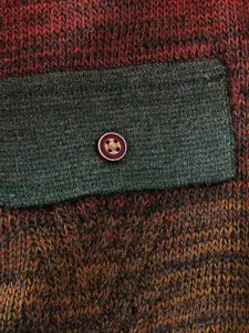 ARIAS By LARA DUTTA Boys Color Gradient Acrylic Winter Cardigan