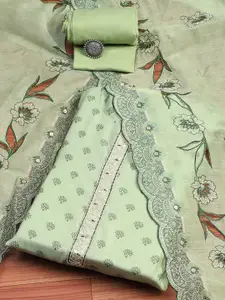 Biba Floral Printed Unstitched Dress Material