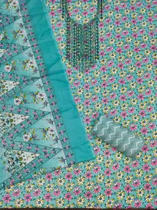 MANVAA Floral Embroidered Unstitched Dress Material