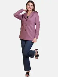 BAESD Women Notched Lapel Single-Breasted Formal Blazer