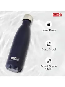 USHA SHRIRAM Blue Insulated Stainless Steel Water Bottle 500ml