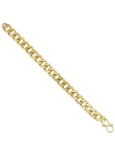 MEMOIR Men Gold-Plated Heavy Macho Link Bracelet