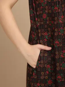 Sweet Dreams Printed Pure Cotton Maxi Nightdress