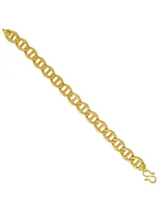 MEMOIR Men Gold-Plated Mariner Link Bracelet