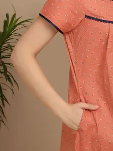 Sweet Dreams Women Printed Maxi Nightdress