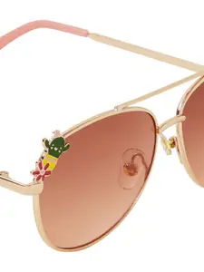 Accessorize Girls Aviator Sunglasses with UV Protected Lens MA-10002145751