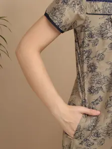 Sweet Dreams Printed Pure Cotton Maxi Nightdress