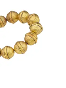 ATIBELLE  Set Of 2 Gold-Plated Textured Bangles