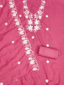 Maroosh Embellished Thread Work Unstitched Dress Material