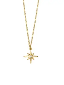 Accessorize London Crystals Studded Pendant With Chain