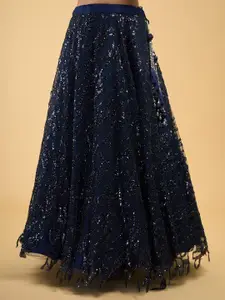 Samyukta Singhania Embroidered Sequinned Ready to Wear Lehenga & Blouse With Dupatta