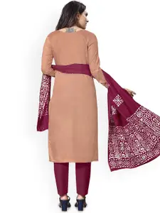 Maroosh Geometric Printed Unstitched Dress Material