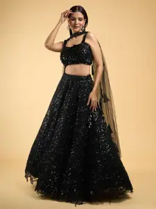 Samyukta Singhania Embroidered Sequinned Ready to Wear Lehenga & Blouse With Dupatta