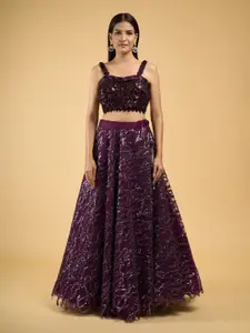 Samyukta Singhania Embroidered Sequinned Ready to Wear Lehenga & Blouse With Dupatta