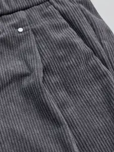 Snitch Men Relaxed Loose Fit Pleated Trousers