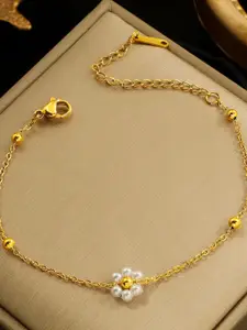 MYKI Gold-Plated Stainless Steel Wraparound Bracelet