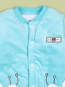 V-Mart Boys Printed Pure Cotton Sweatshirt & Trousers