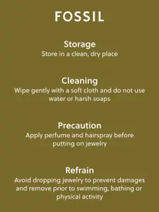 Fossil Stainless Steel Wraparound Bracelet