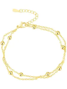 MYKI Women Gold-Plated Wraparound Bracelet
