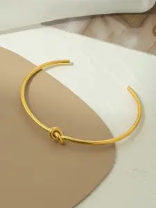 MYKI Gold-Plated Stainless Steel Cuff Bracelet