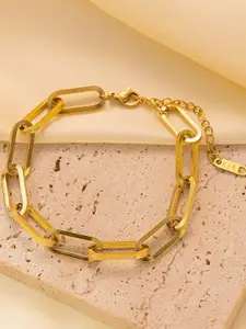 MYKI Gold-Plated Stainless Steel Wraparound Bracelet