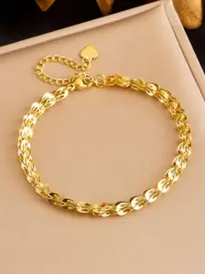 MYKI Gold-Plated Stainless Steel Wraparound Bracelet