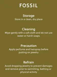 Fossil Stainless Steel Heritage Wraparound Bracelet