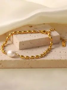 MYKI Gold-Plated Stainless Steel Wraparound Bracelet