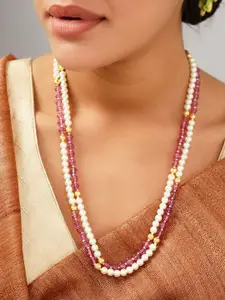 JAYPORE Beaded Statement Necklace