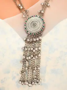 JAYPORE Stone Studded Statement Necklace