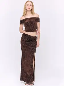 COVER STORY Self-Design Pencil Maxi Skirts