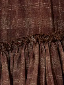 Koton Women Checked Flared Mini Skirt