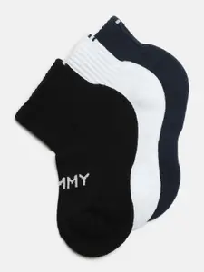 Tommy Hilfiger Boys Pack Of 3 Patterned Ankle- Length Socks